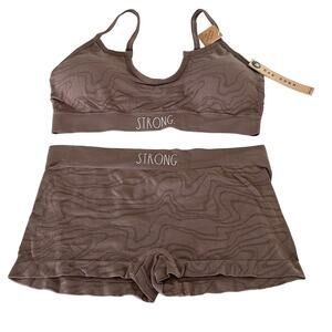 Rae Dunn 2 Piece Comfort Bra Set NWT Woman Size Medium
